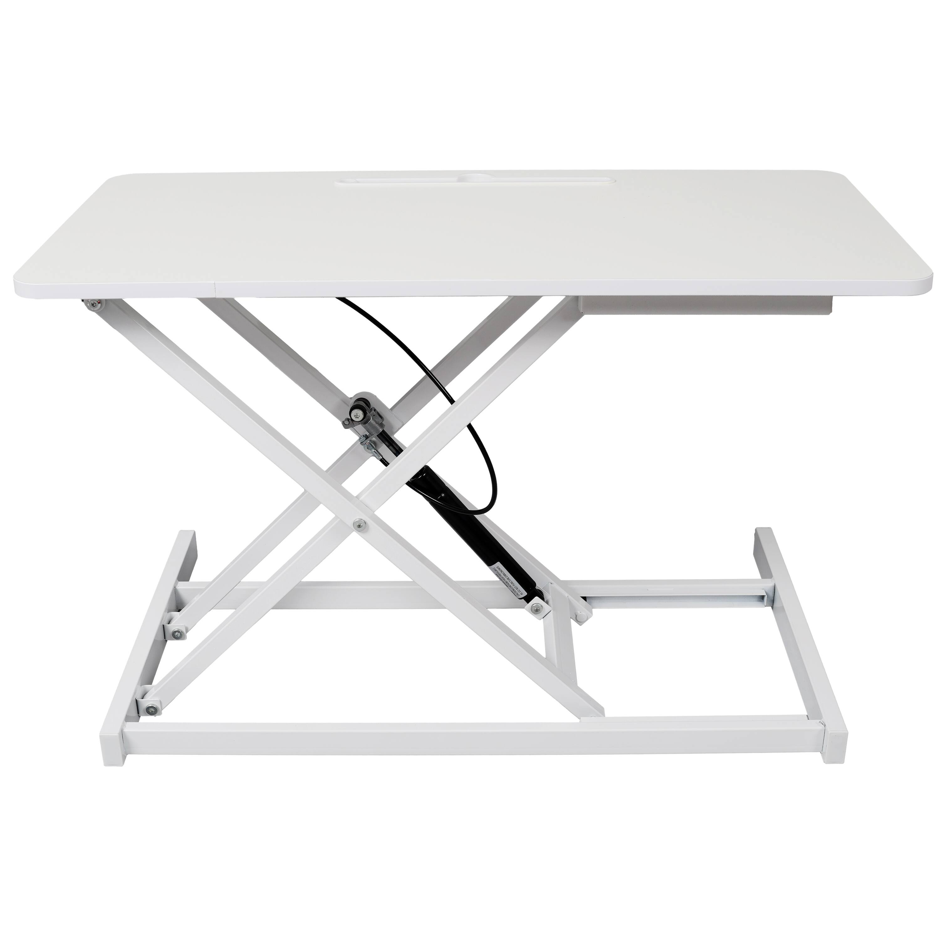 Alt View 4. GOODSILO - Adjustable Height Standing Laptop Desk | Sit Stand Up Workstation with Keyboard Tray - White.