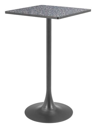 Front. Hivvago - Spot Bar Table Black - Black.