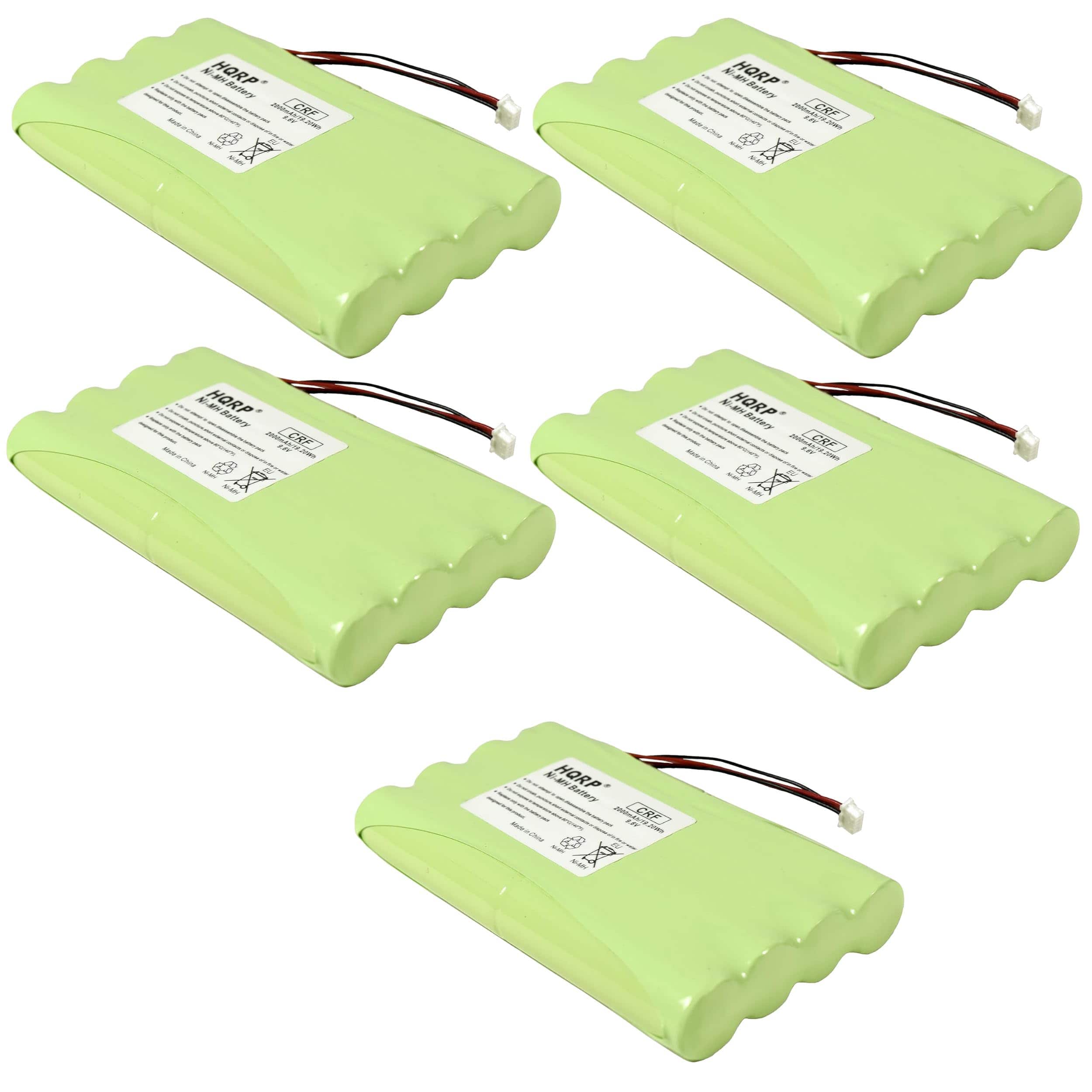 HQRP - 5-Pack 9.6 V 2000 mAh Ni-MH Batteries for Yaesu FT-817 / FT-817ND Replaces FNB-72 Series