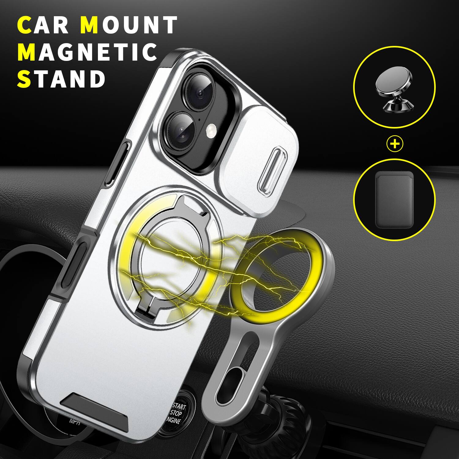 CAR MOUNT MAGNETIC STAND

START STOP ENGINE