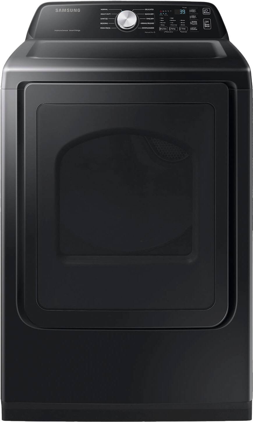 Samsung - Open Box 7.4 Cu. Ft. Smart Gas Dryer with Sensor Dry - Black