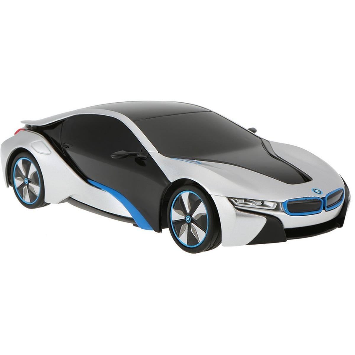 Angle. JuzToys - Remote Control Car, 1:24 RC Car BMW i8 Concept RC Car Sports Car (Silver) - Silver.