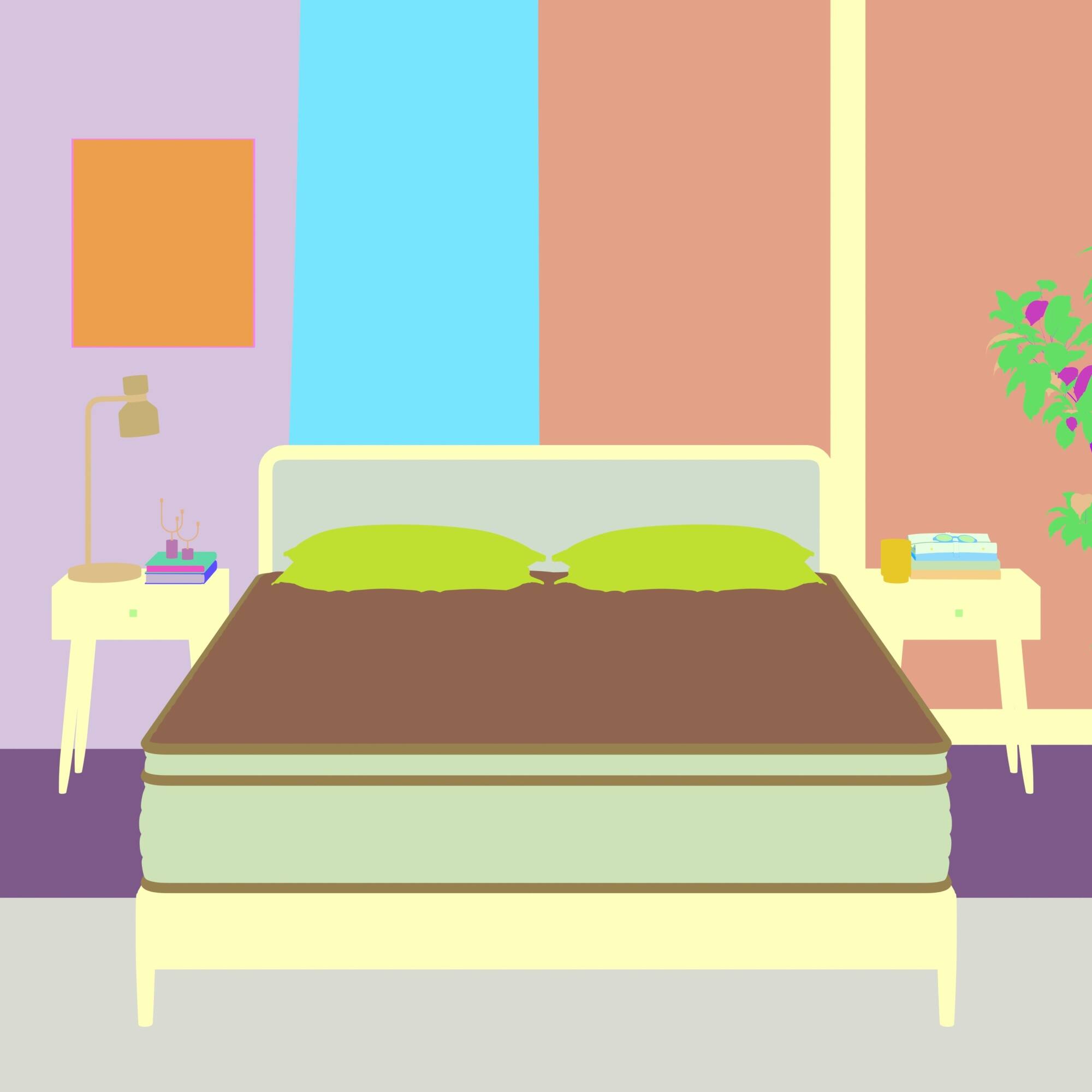 Alt View 9. GOODSILO - Queen Size Euro Top Hybrid Pocket Coil and Cooling Gel Memory Foam Mattress for Pressure Relief and Motion Isolation - White.