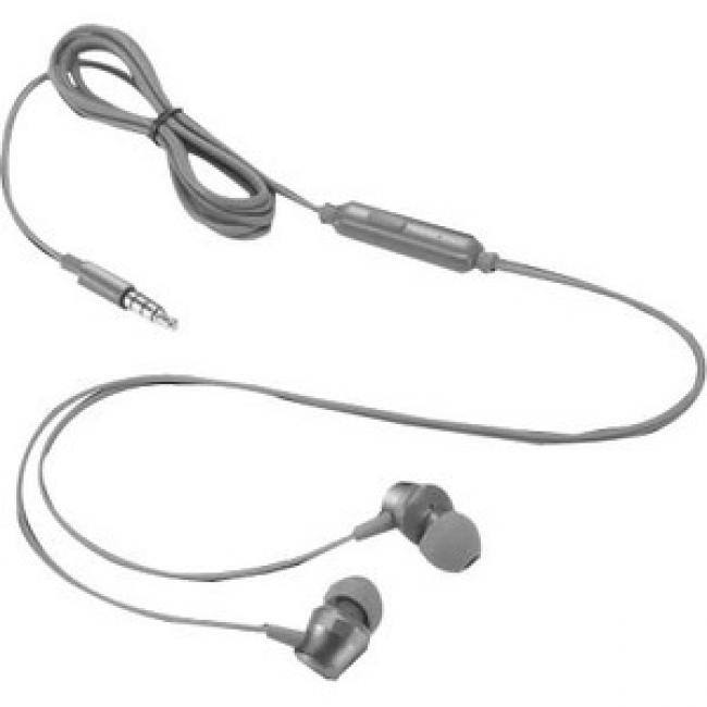 Front. Lenovo - Lenovo 110 Analog In-Ear Headphone - Stereo - Mini-phone (3.5mm) - Wired - 32 Ohm - 100 Hz to 20 kHz - Earbud - Binaural - Gray.