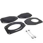 Stinger - Soundbar Speaker Adapters for Select Jeep Wrangler JL and Gladiator JT Vehicles - Black