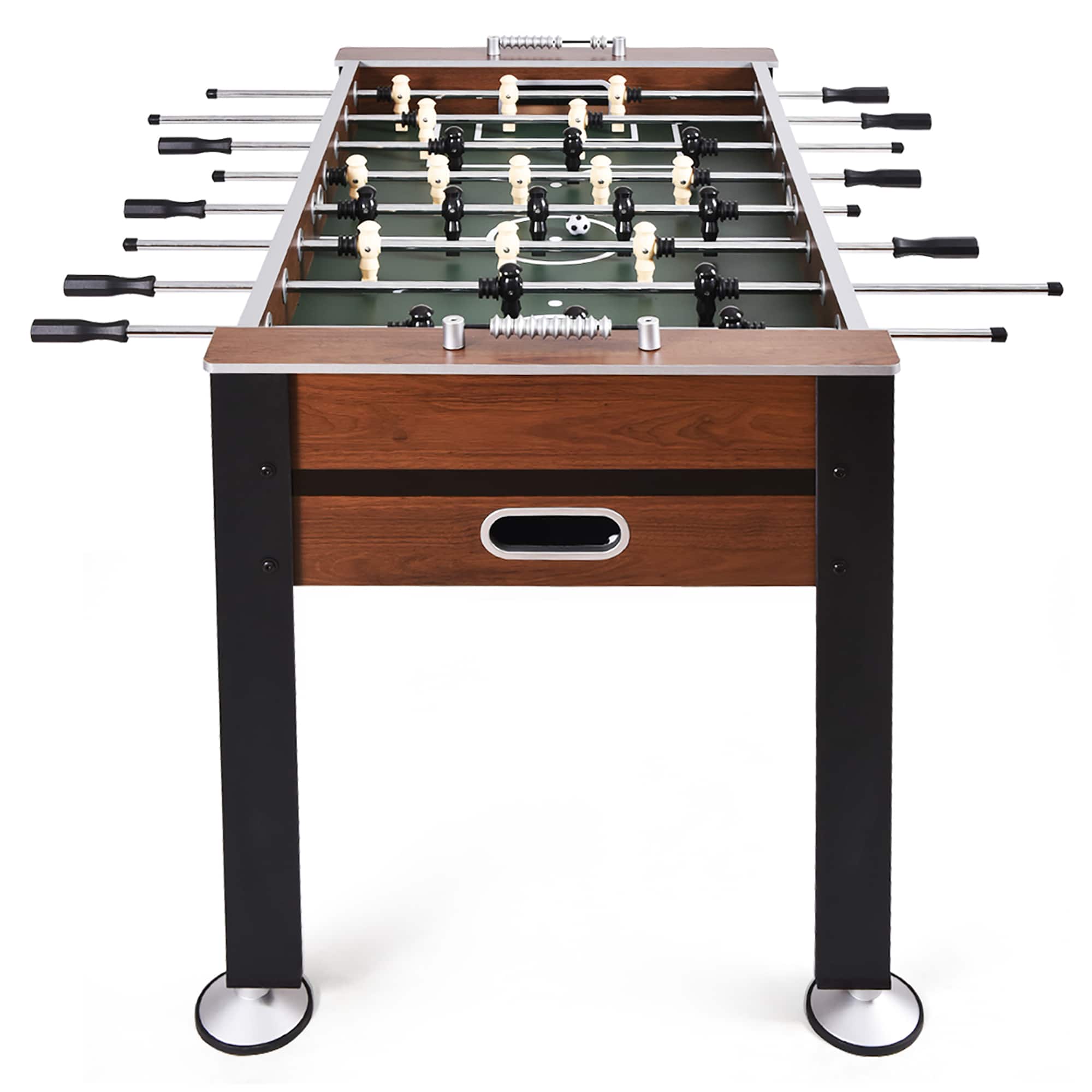 Alt View 16. Costway - 54'' Foosball Soccer Table Competition Sized Football Arcade Indoor Game Room - Brown+Black.