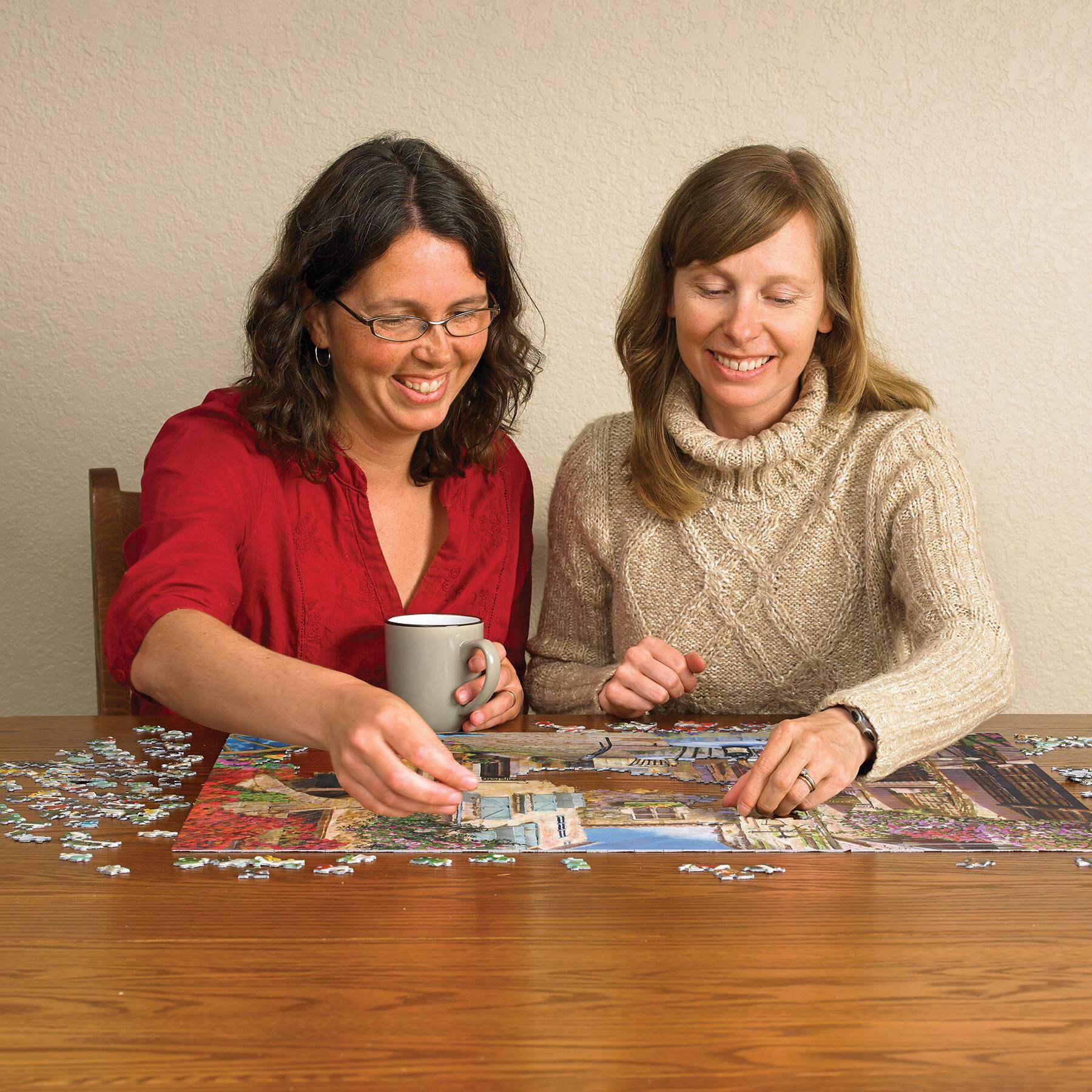 Alt View 1. Outset Media - Outset Media: Cobble Hill: French Village 1000 Piece Puzzle.