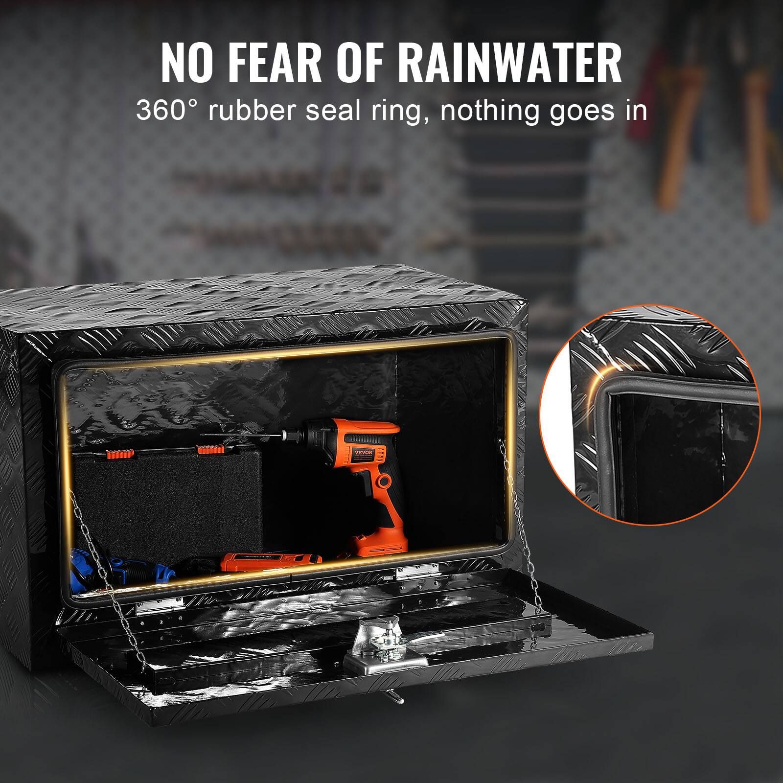 NO FEAR OF RAINWATER 360° rubber seal ring, nothing goes in