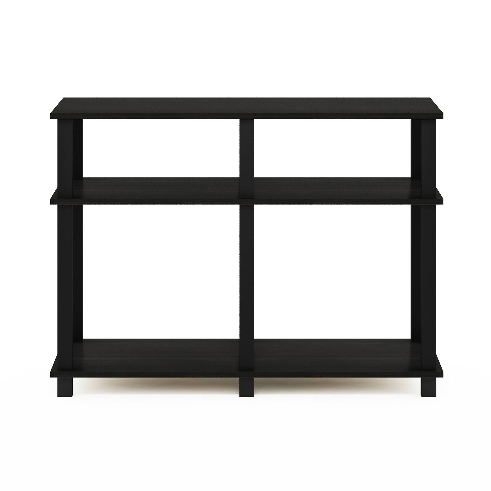 Alt View 2. Furinno - Romain Turn-N-Tube TV Stand for TV up to 40 Inch - Espresso/Black.