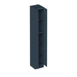 Boyel Living - 24-in W x 90-in H x 27-in D Shaker RTA Kitchen Pantry Tall Cabinet with Soft-Close - Charcoal Blue