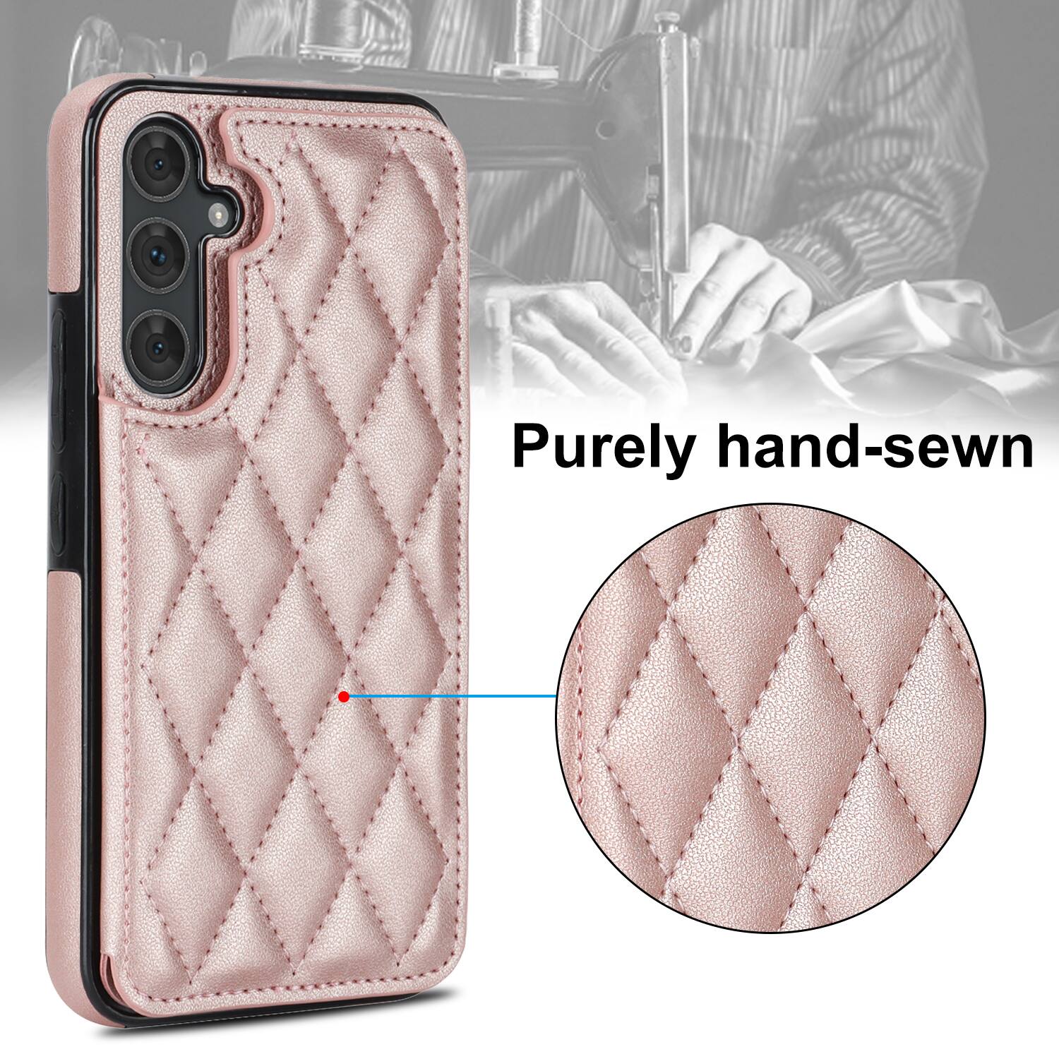 Dteck Wallet Case for Samsung Galaxy A26 5G, RFID Blocking Double ...