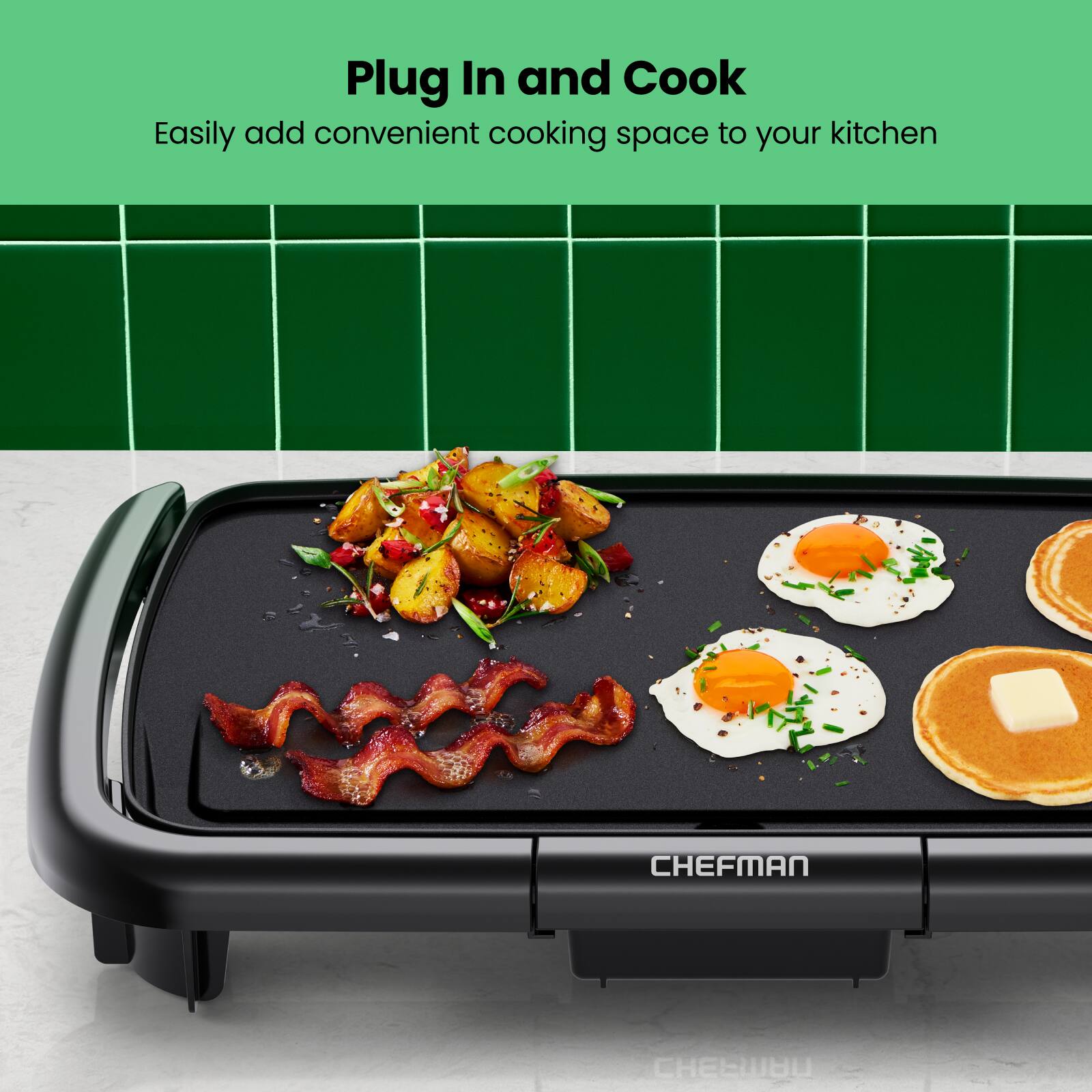 Plug In and Cook  
Easily add convenient cooking space to your kitchen