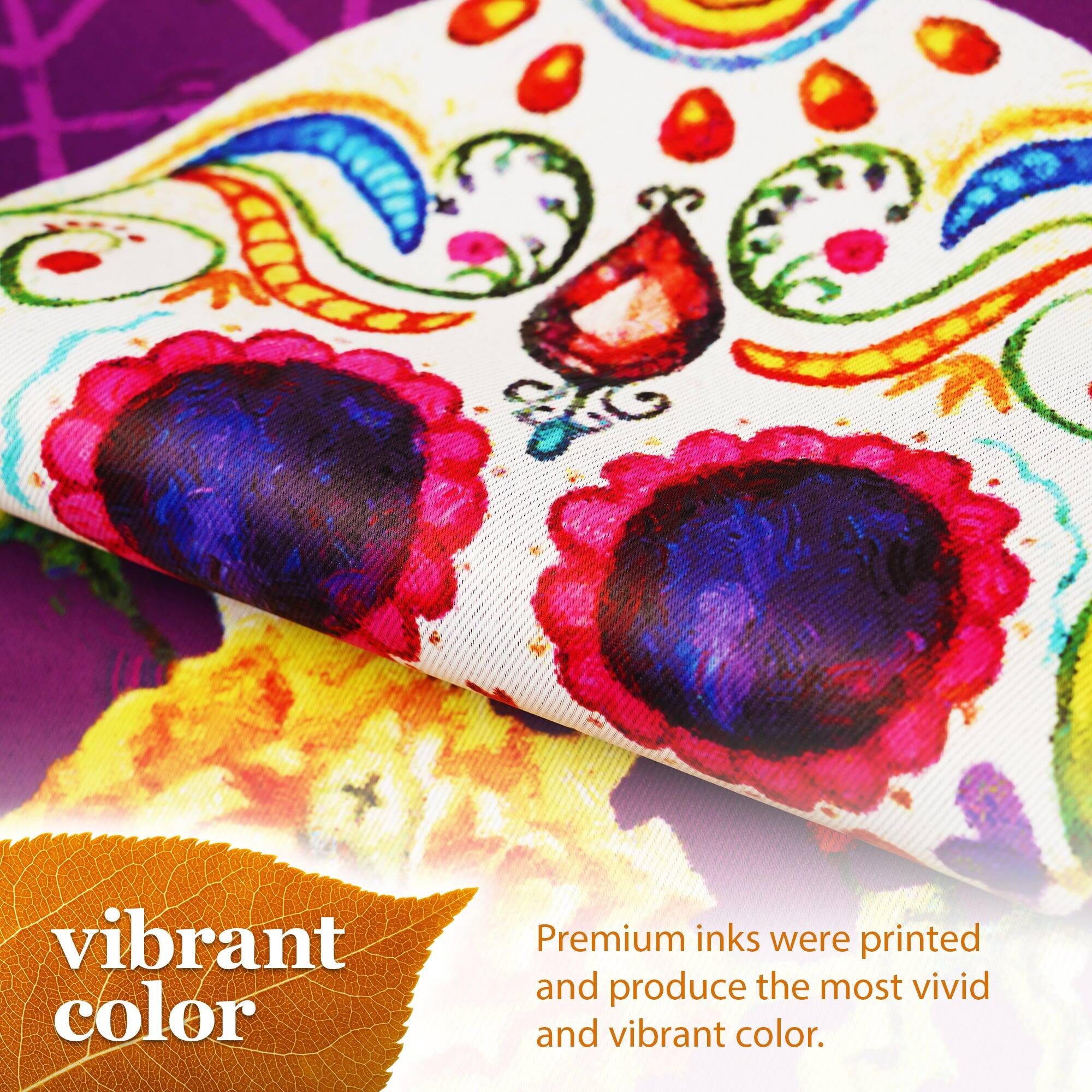 vibrant color

Premium inks were printed and produce the most vivid and vibrant color.