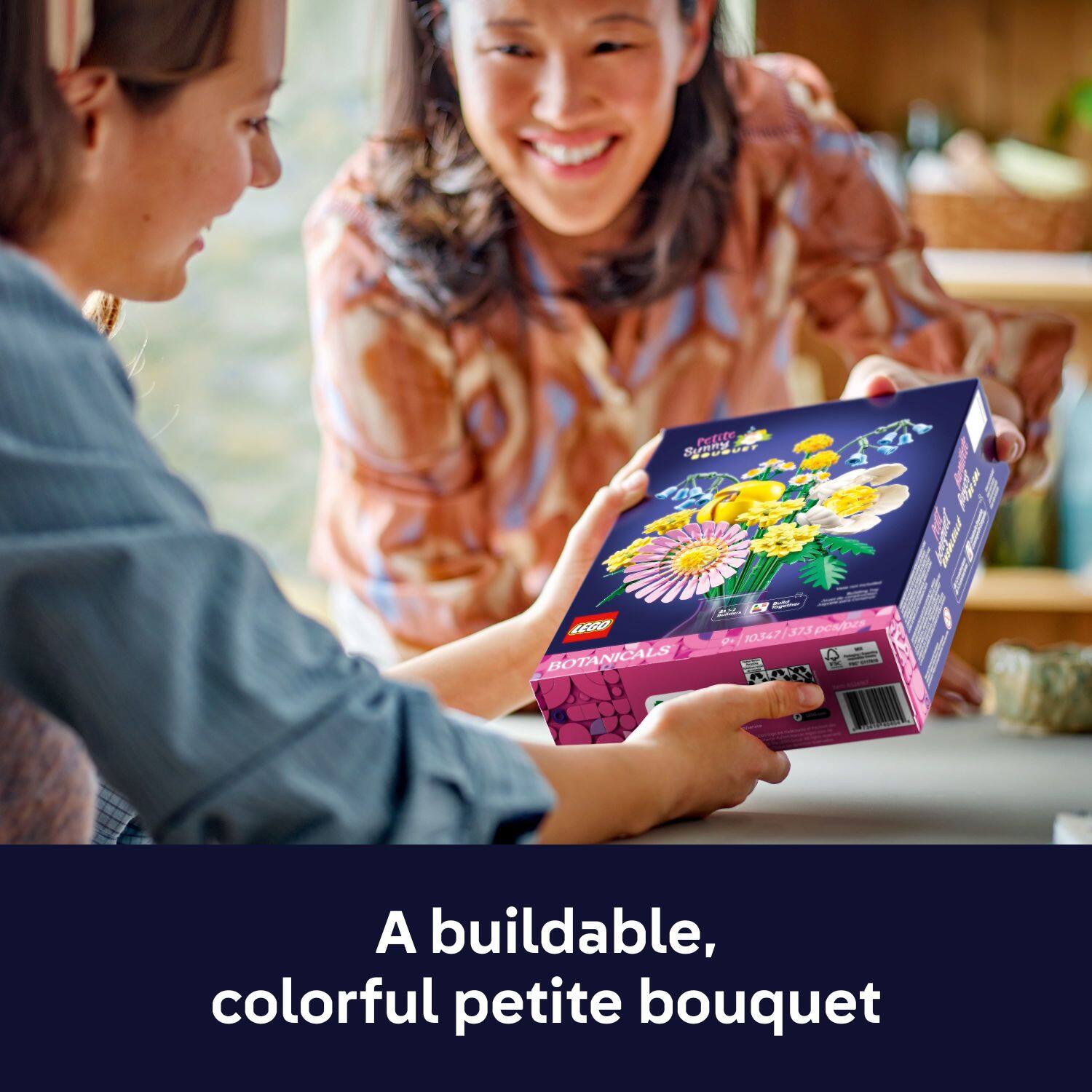 A buildable, colorful petite bouquet