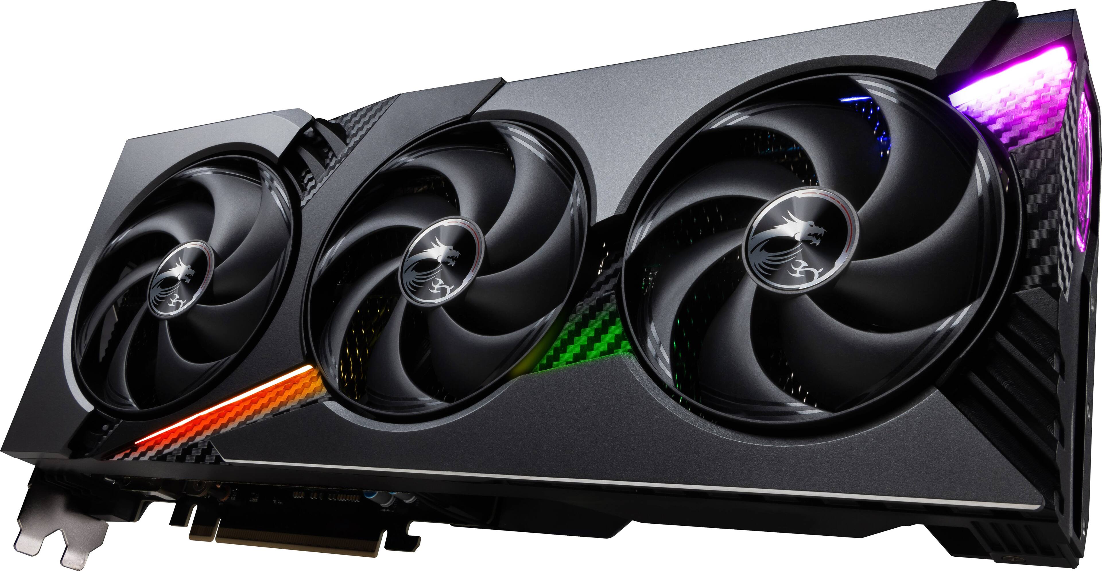 Alt View 8. MSI - NVIDIA GeForce RTX 5070 12G VANGUARD SOC 12GB GDDR7 PCI Express Gen 5 Graphics Card - Black.