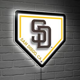 Evergreen Enterprises - San Diego Padres LED Wall Home Plate - Multicolor