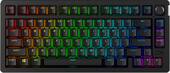 HyperX - Alloy Rise 75 Wireless Mechanical Gaming Keyboard with RGB Lighting and Hot-Swappable Switches - Black
