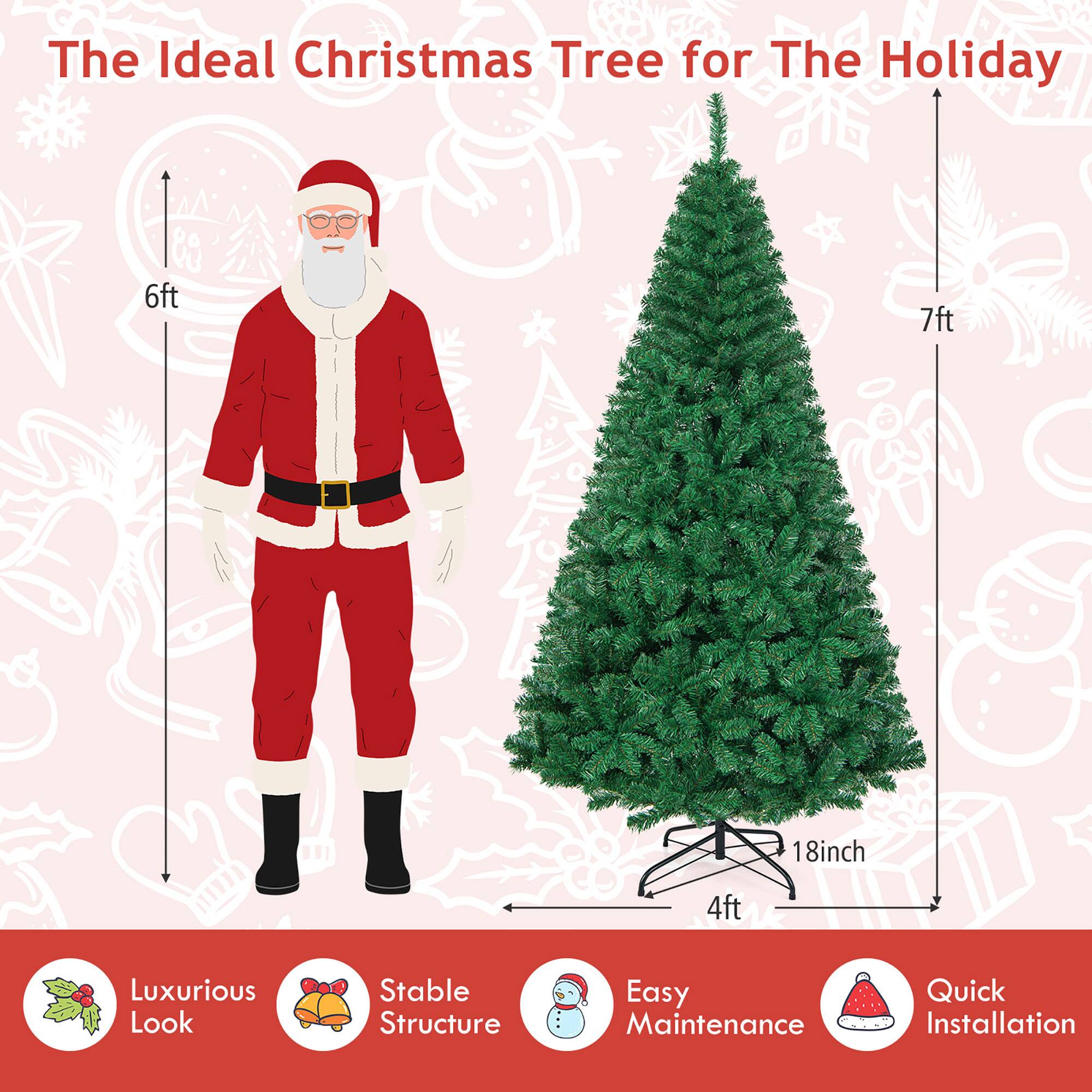 The Ideal Christmas Tree for The Holiday

6ft 7ft 18inch 4ft

Luxurious Look
Stable Structure
Easy Maintenance
Quick Installation