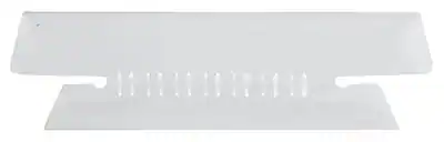 Front. Pendaflex - Pendaflex Insertable Hanging Folder Tabs, 3.5"W x 0.75"H, Clear, 25/Pack (PFX 43 1/2) - Clear.