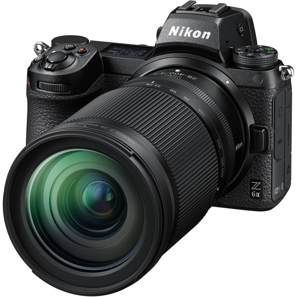 SI Nikon c 10 W ~ u S (R0D0- Z NIKKOR AWIN /001-82 28 I B8C NE O5 0Z 105 200 300 400 Nikon Z 6 II