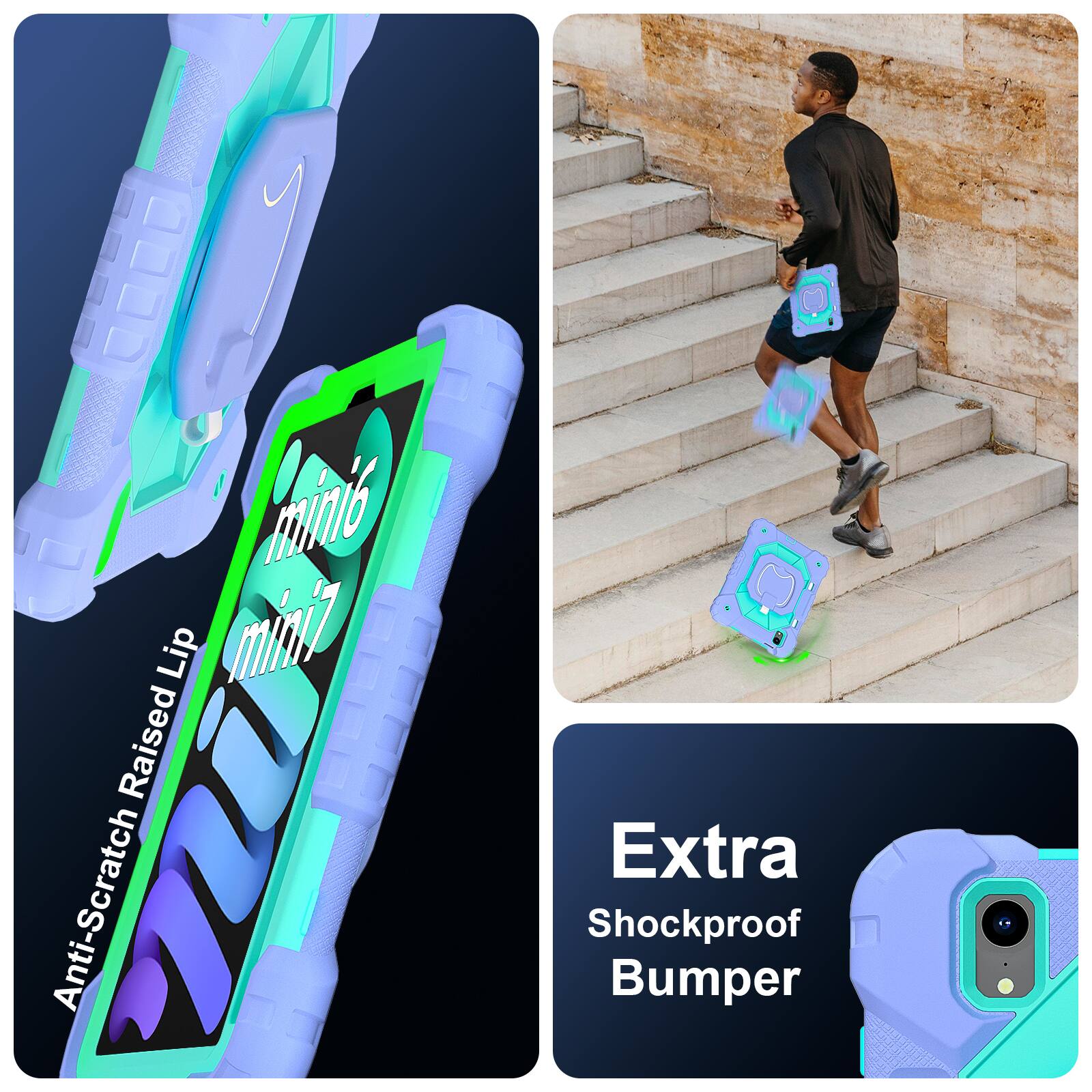 Lip Divitime Raised Anti-Scratch  
Extra Shockproof Bumper
