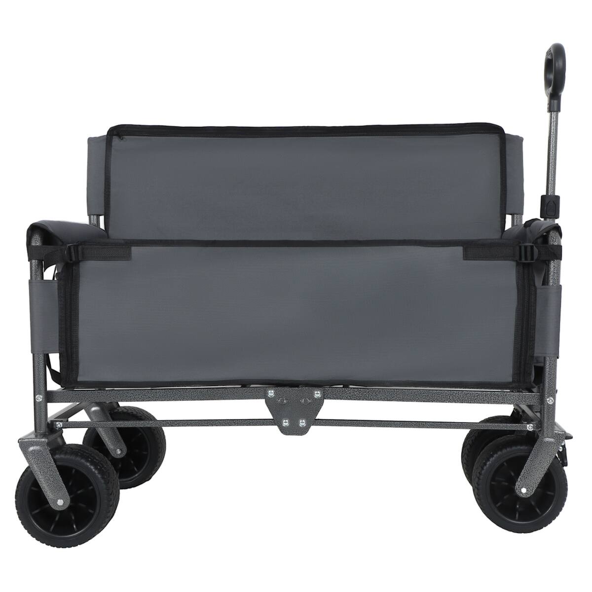 Alt View 1. Loheer - Loheer Convertible Folding Wagon with Bench Seat, 500 lb Capacity Utility Cart for Camping and Garden.