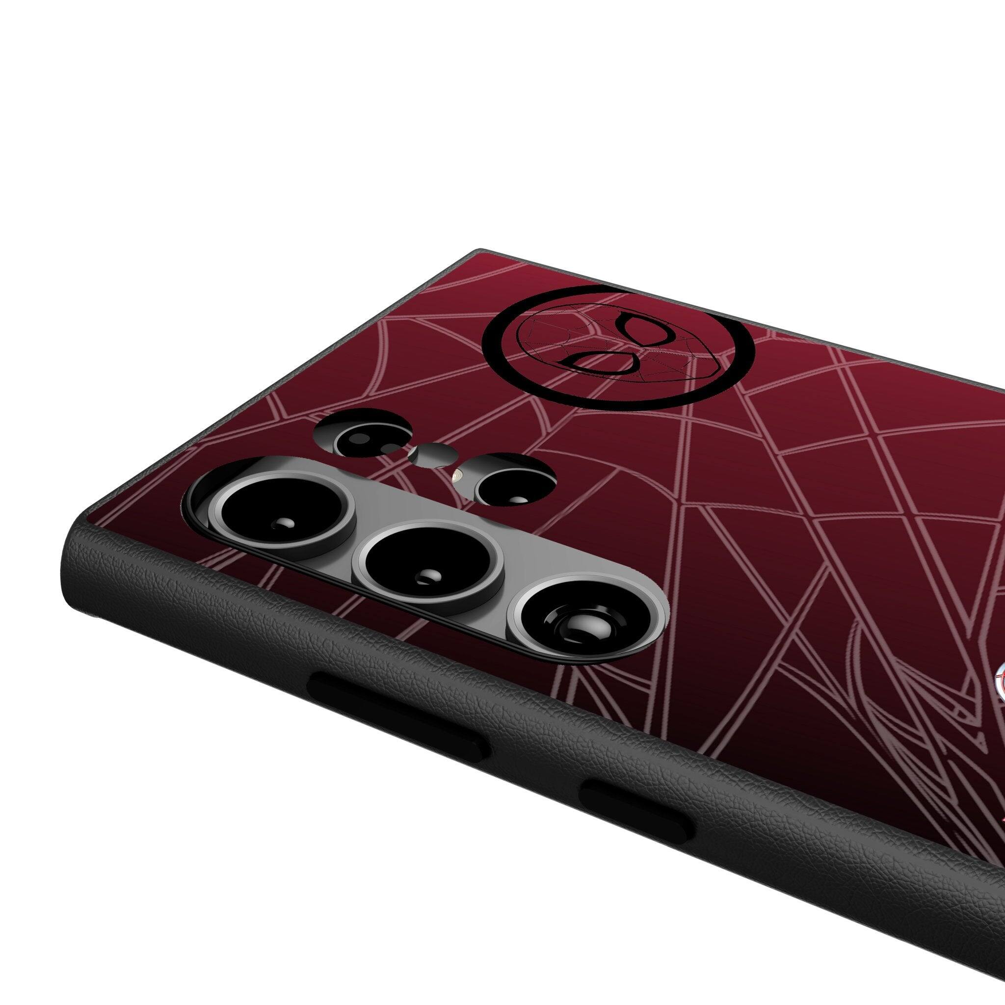 Back. Keyscaper - Marvel MechLine MagSafe Compatible Phone Case - Samsung Galaxy S24 Ultra - Miles Morales.