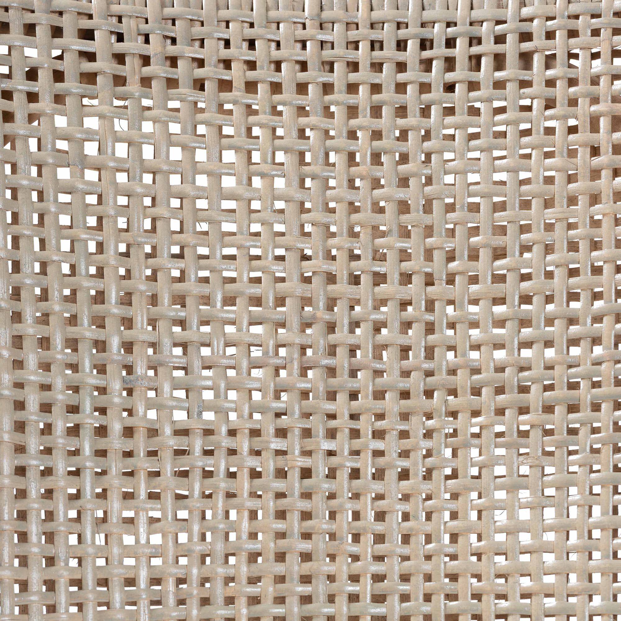 Alt View 2. bali & pari - Bella Swivel Rattan Bar Stool with Cushion - Handwoven Wicker Bar Chair with Backrest and Footrest - French Grey.