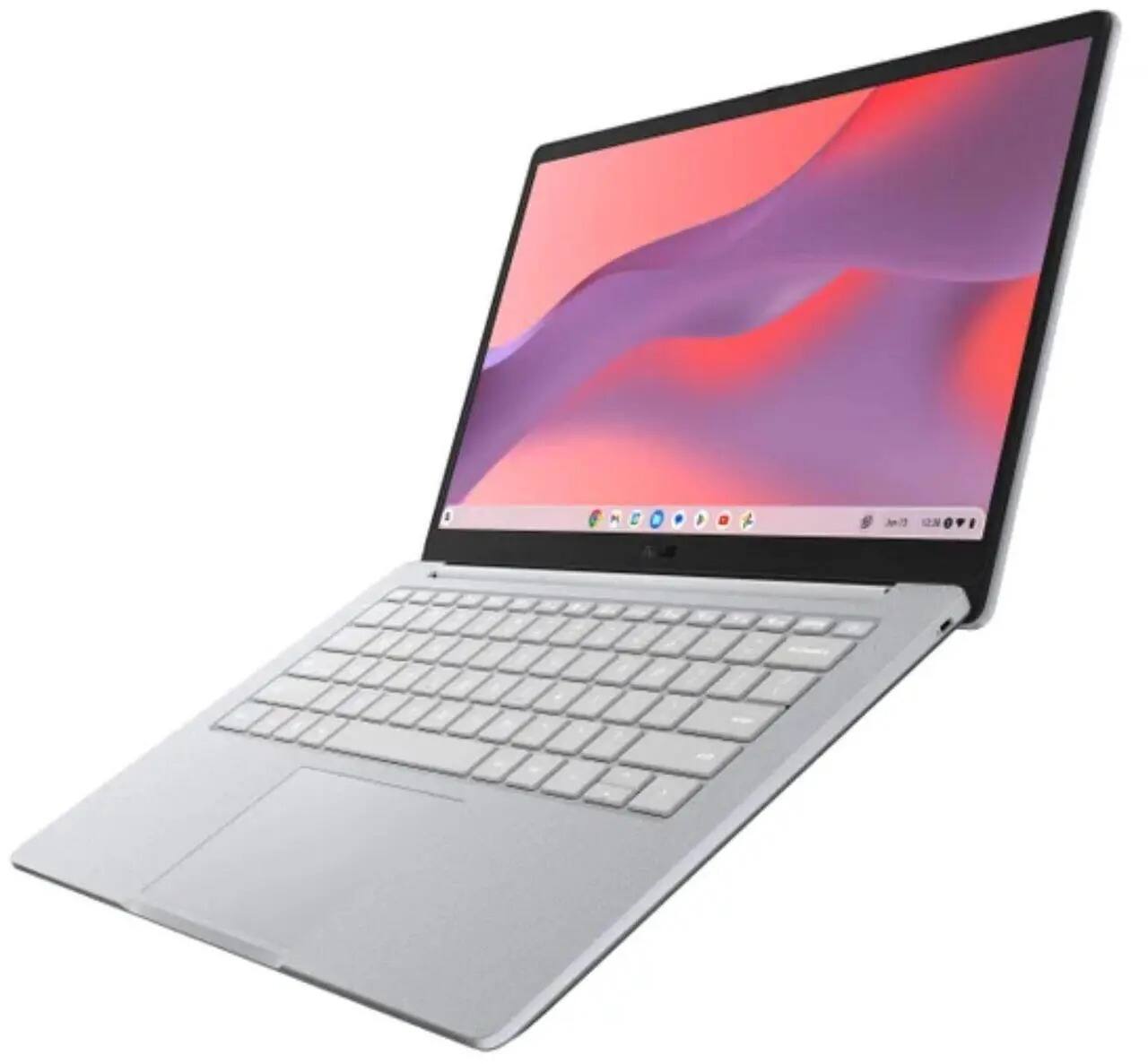 Angle. ASUS - CX14 Chromebook 14.0 FHD DisplayCeleron N4500, 8GB, 128GB SSD, Intel UHD, WiFi 6, Webcam, Chrome OS - Gray.