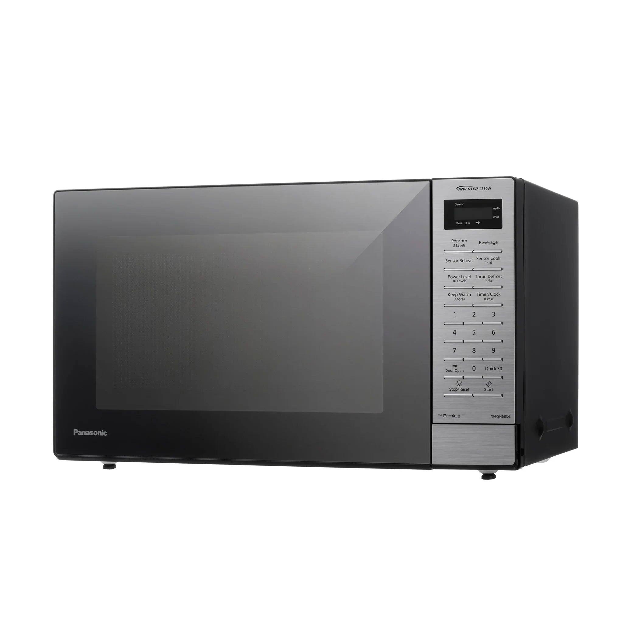Superie NOSS  
wel  
ark  
I'M  
View Less  
Popcorn Itest  
Beverage  
Sensor Cook Sensor Reheat %  
Power Level Turbo Defrost 0 Quees sis  
Keep Warm Times Cock Miluel bed  
1  
2  
3  
4  
5  
6  
7  
8  
9  
0  
Quick 30  
Stop! Report  
Start  
Genius  
NN-5188805  
Panasonic