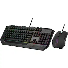 Cooler Master - Devastator 3 RGB Gaming Combo - USB 1.1 Type A Membrane Cable Keyboard - Black - USB 2.0 Cable Mouse - Unknown