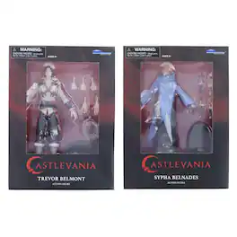 Diamond Select Toys - Castlevania 7 Inch Action Figures Set of 2 | Sypha Belnades & Trevor Belmont