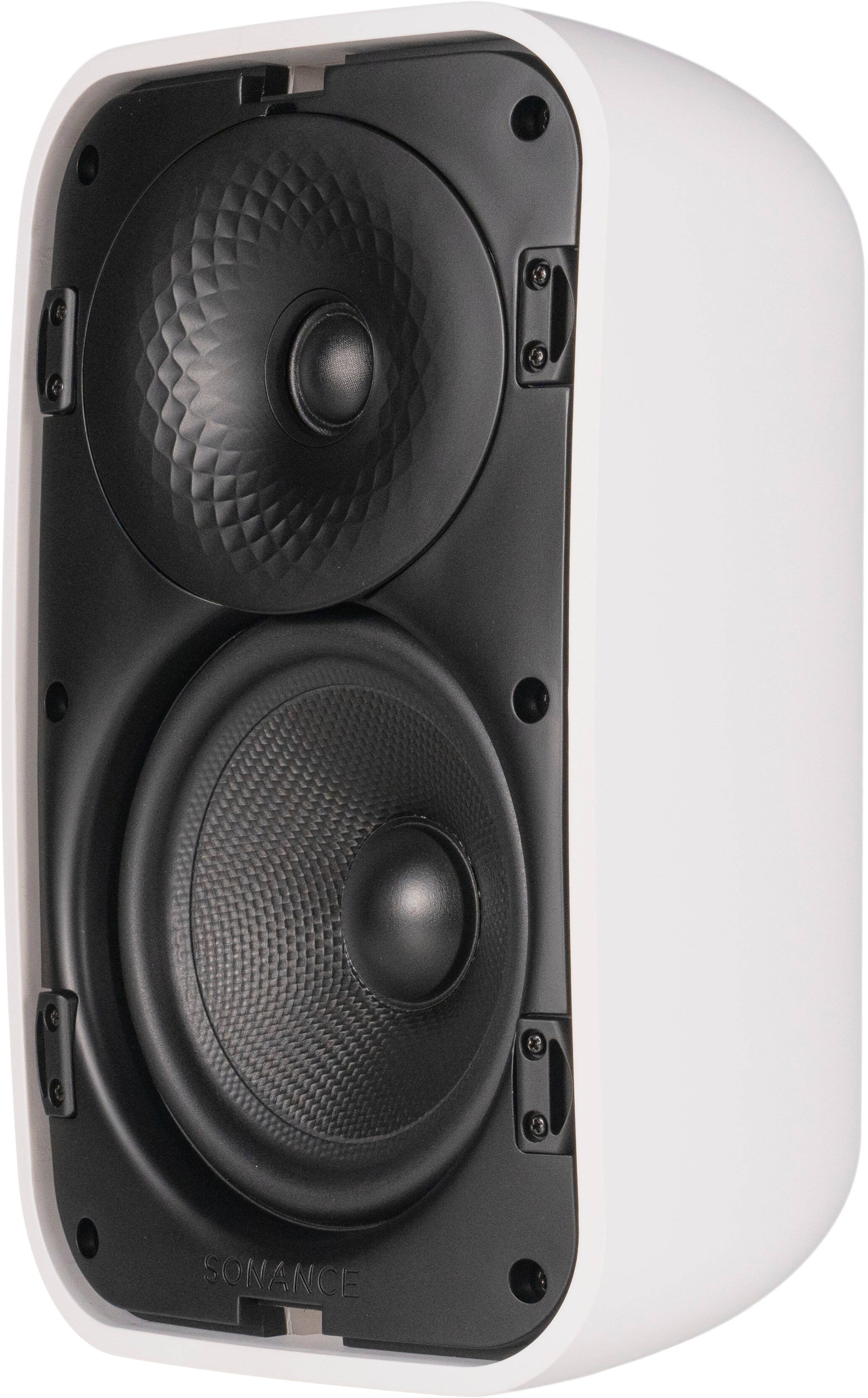 Back. Sonance - MX52 - Mariner MX Series 5-1/4" 2-Way Outdoor Surface Mount Speakers (Pair) - Paintable White.