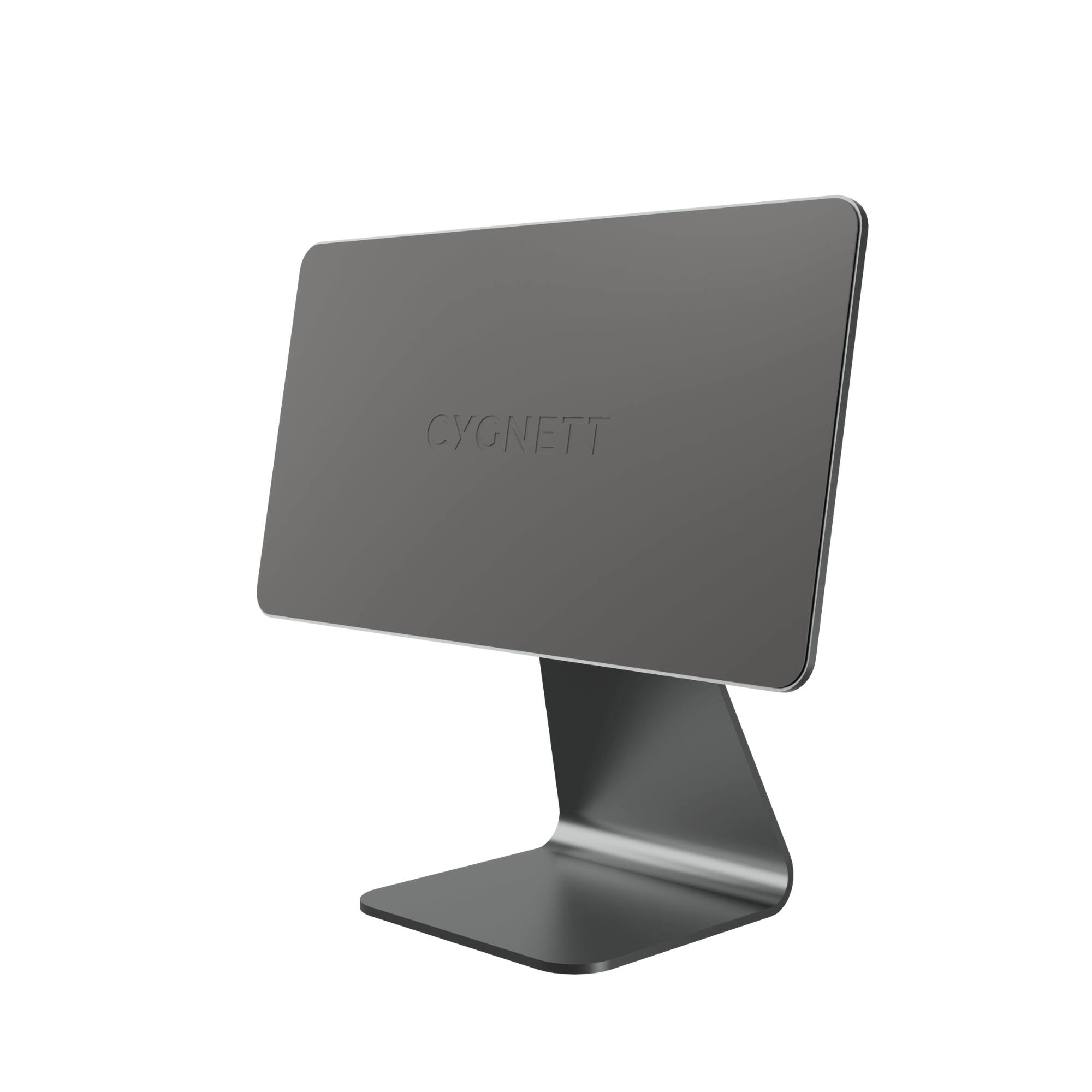 Angle. Cygnett - MagStand for iPad 10.9/11" with Soft Silicon Face for iPad Attachment - Grey.