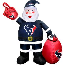 Logo Brands - 7' Inflatable Santa - Multicolor