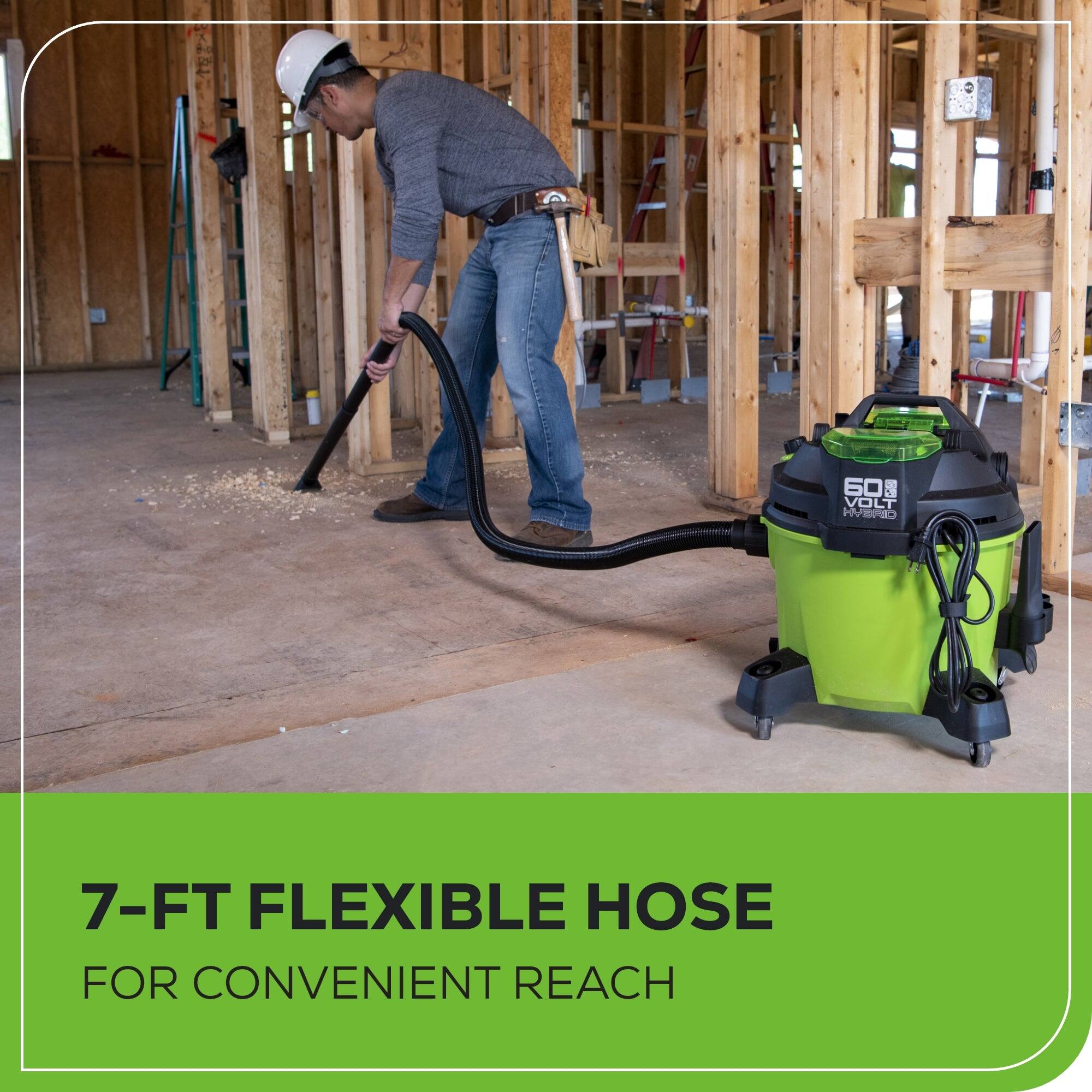 6.8 VOLT HVSPIO 7-FT FLEXIBLE HOSE FOR CONVENIENT REACH
