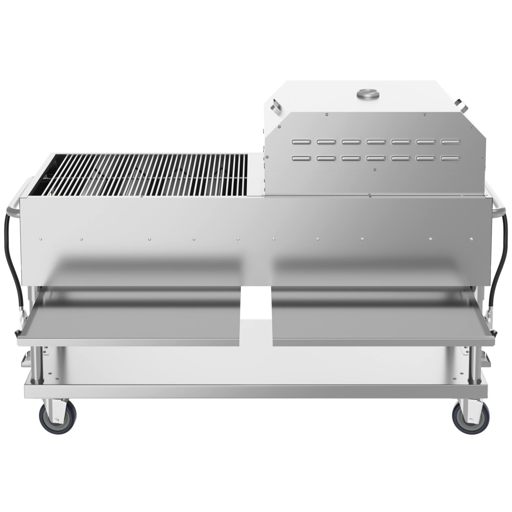 Alt View 6. Koolmore - 72 in. Commercial Outdoor Propane Gas Grill with 36 in. Pizza Oven in Stainless-Steel (CGKIT7-P36) - Stainless Steel.