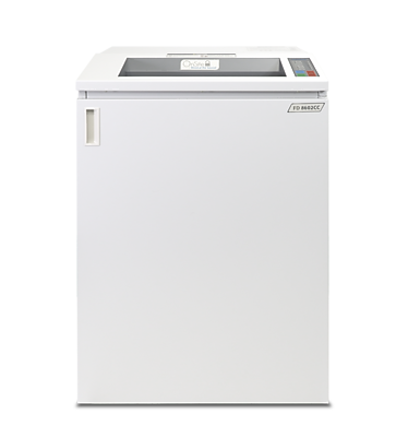 Front. Formax - OnSite Office 8602CC 35-Sheet Cross-Cut Commercial Shredder (FD8602CC) - Gray.