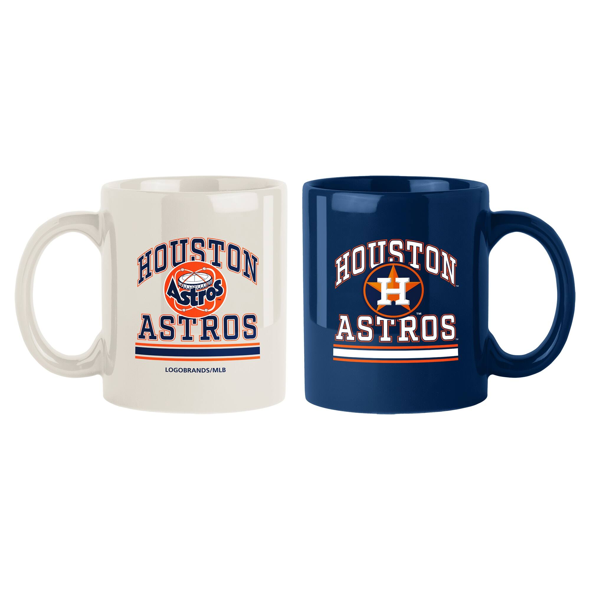 Logo Brands - Houston Astros 15oz. Current & Throwback Mug Set - Multicolor price history on PriceWatchPro