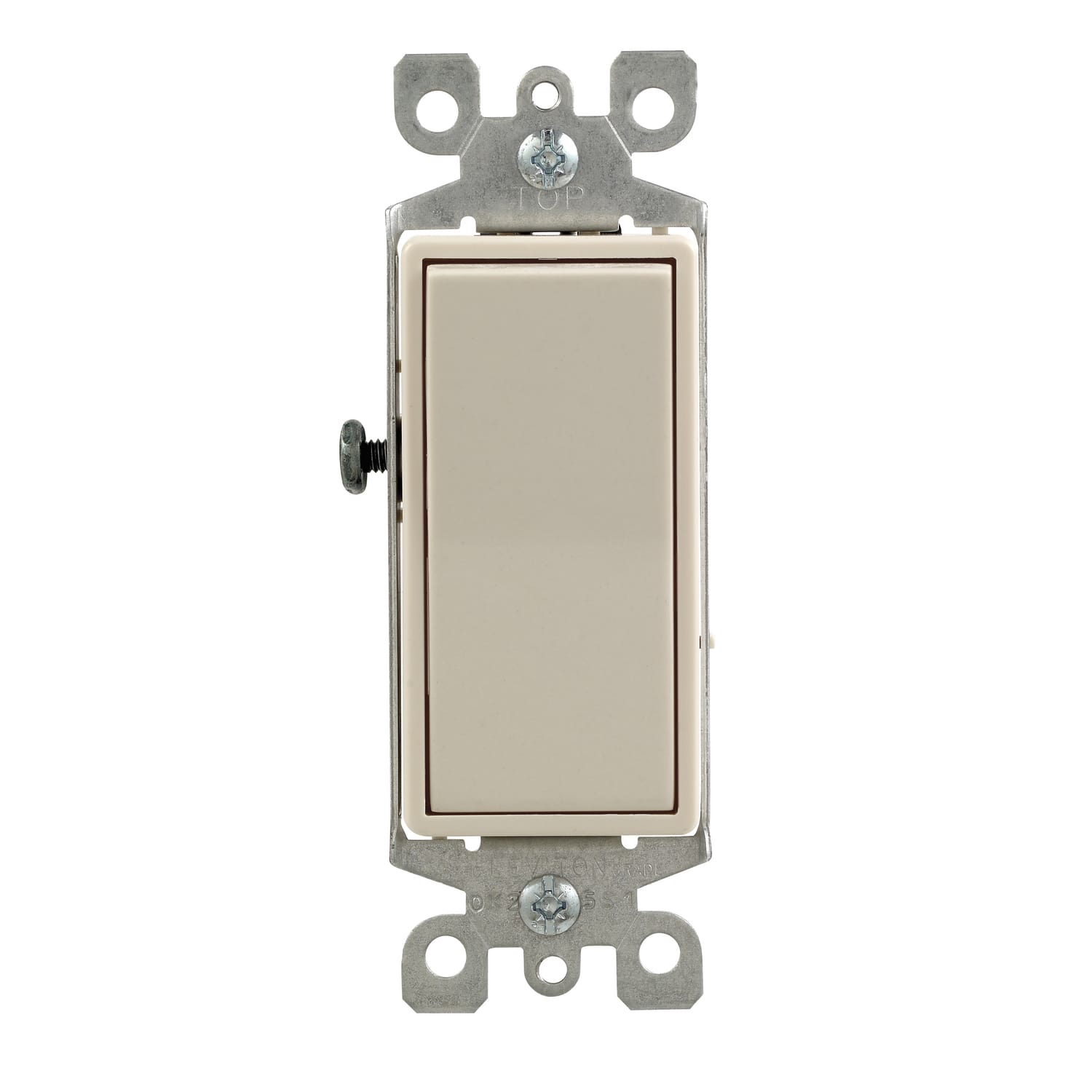 Leviton - Decora 15 amps Three Pole Rocker Switch 1 pk - Light Almond