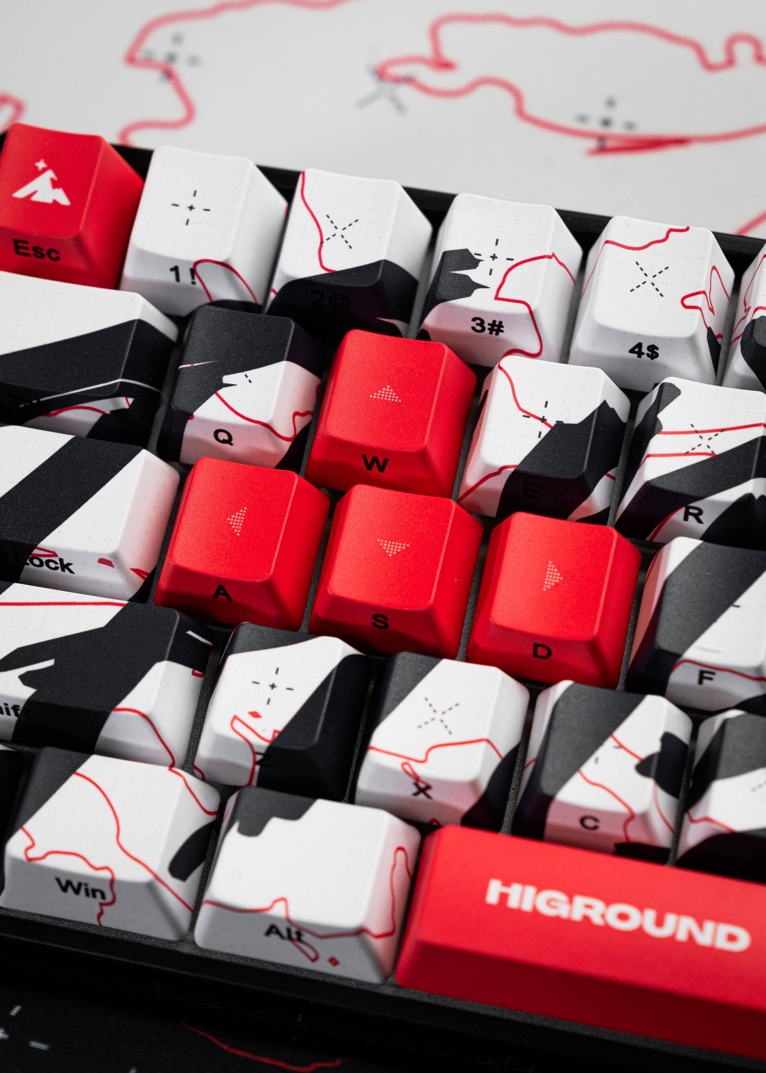 Esc 1 X 2@ 3# 4$ Q W E R T Y U I O P A S D F G H J K L Z X C V B N M Win ALt HIGROUND