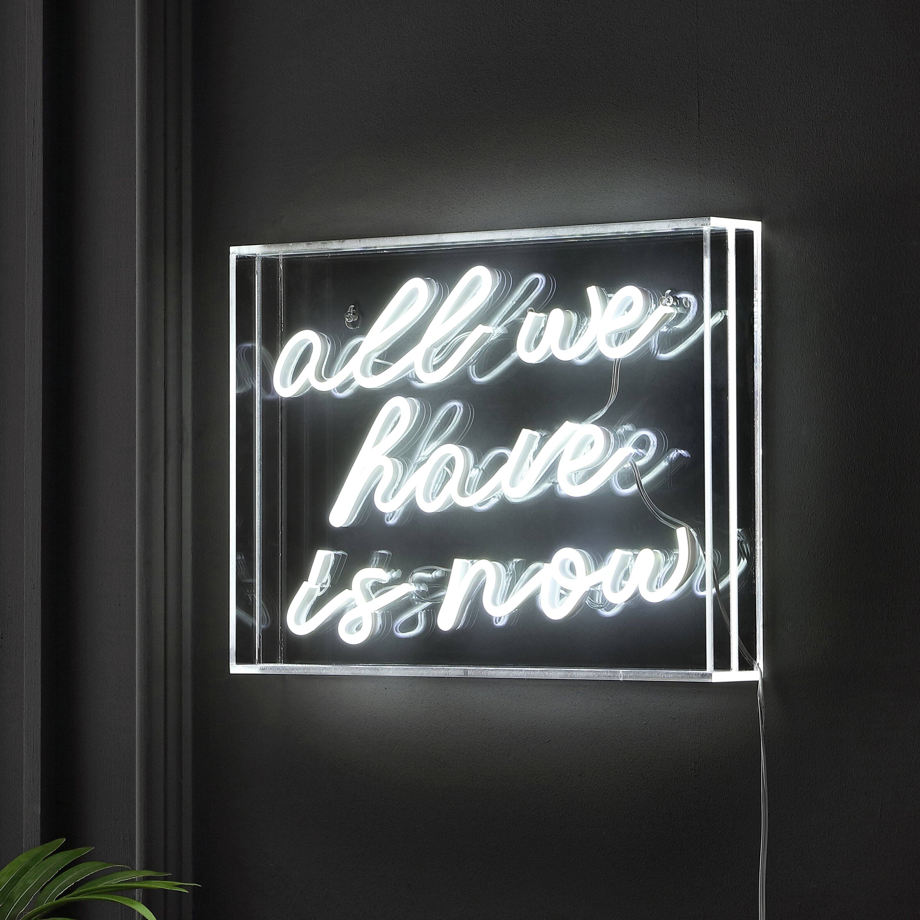 all we have is now