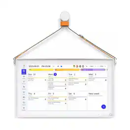 Everblog - 21.5" Touchscreen Smart Calendar & Chore Chart, 1080p IPS, Wi‑Fi, No Subscription, Wall Mount - White-E1