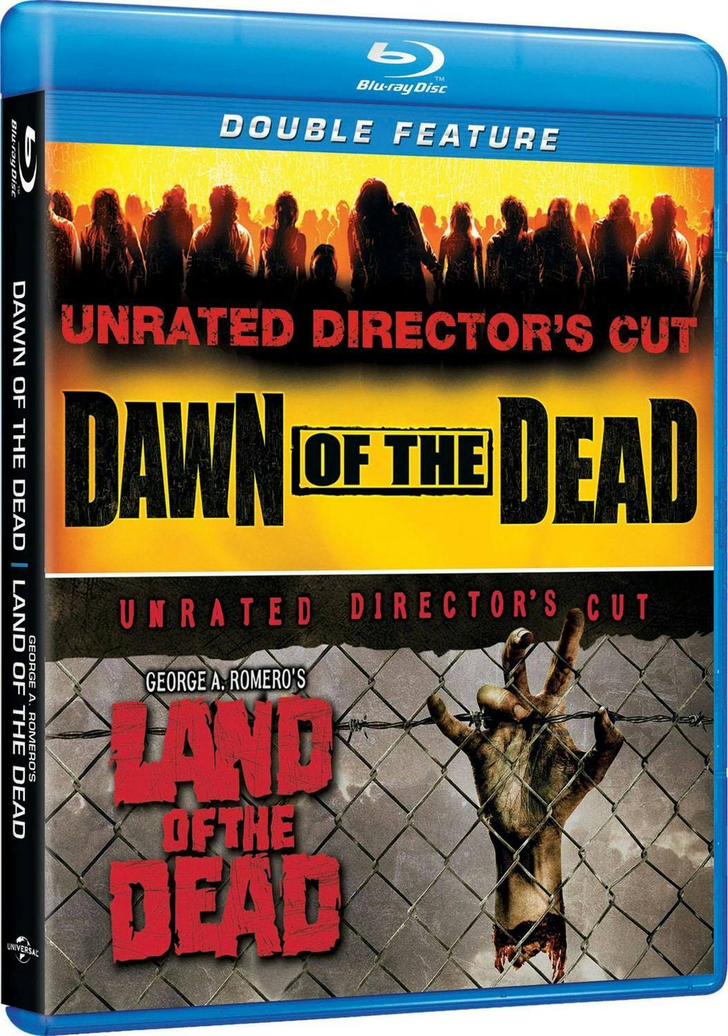 Angle. Dawn of the Dead/George A. Romero's Land of the Dead (Blu-ray Double Feature) [Blu-ray].