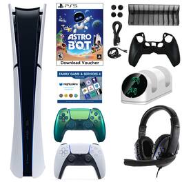 PS5 Digital Astrobot Console with Accessories Kit, Voucher & Extra Dualsense Controller - PlayStation 5