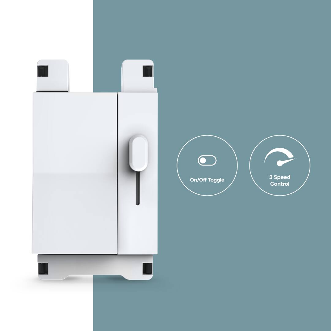 On/Off Toggle  
3 Speed Control