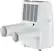 Alt View 20. TCL - 450 Sq. Ft. 10,000 BTU Q-Series Ultra-Quiet Dual Hose Inverter Smart Portable Air Conditioner - White.