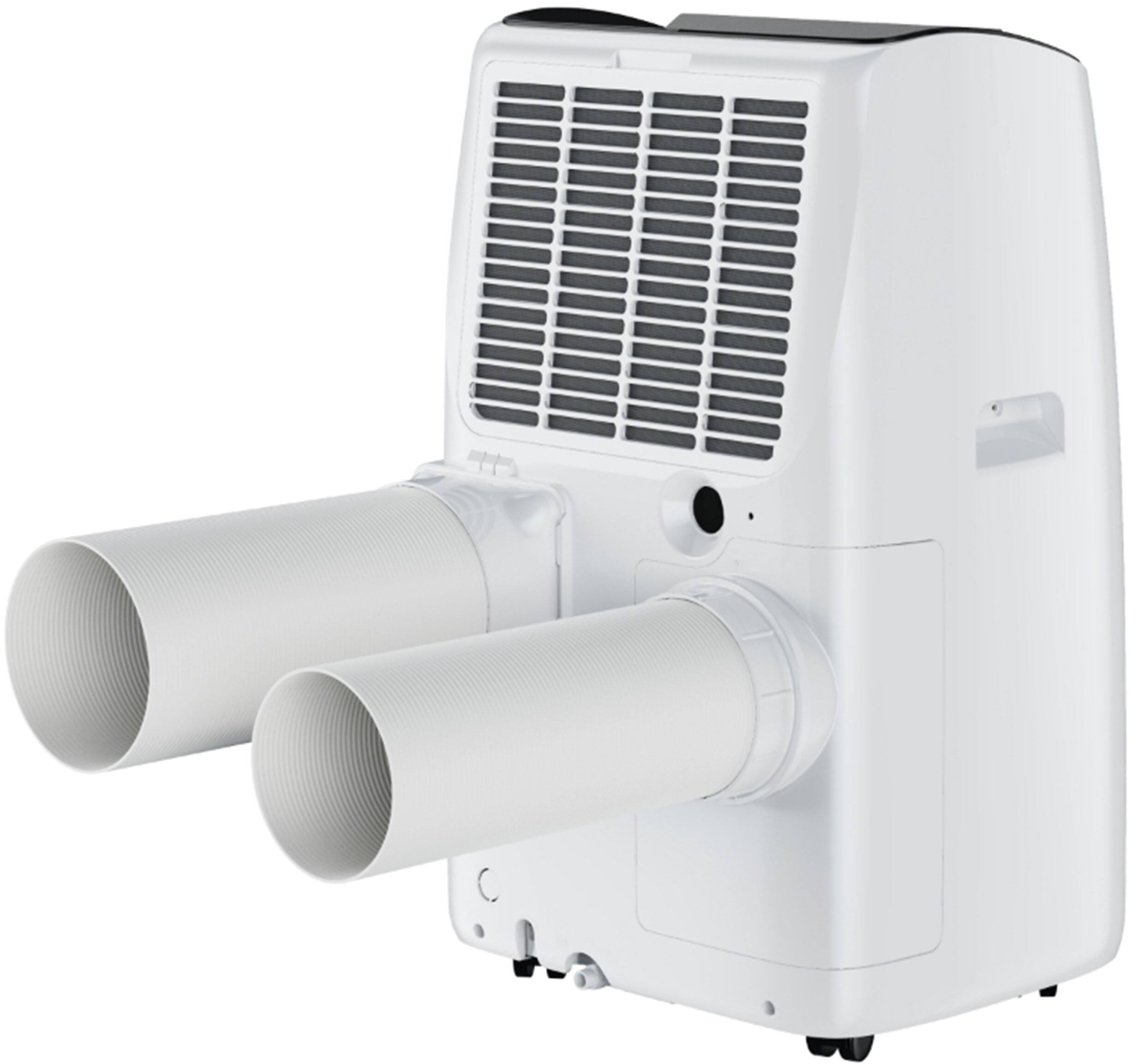 Alt View 20. TCL - 450 Sq. Ft. 10,000 BTU Q-Series Ultra-Quiet Dual Hose Inverter Smart Portable Air Conditioner - White.