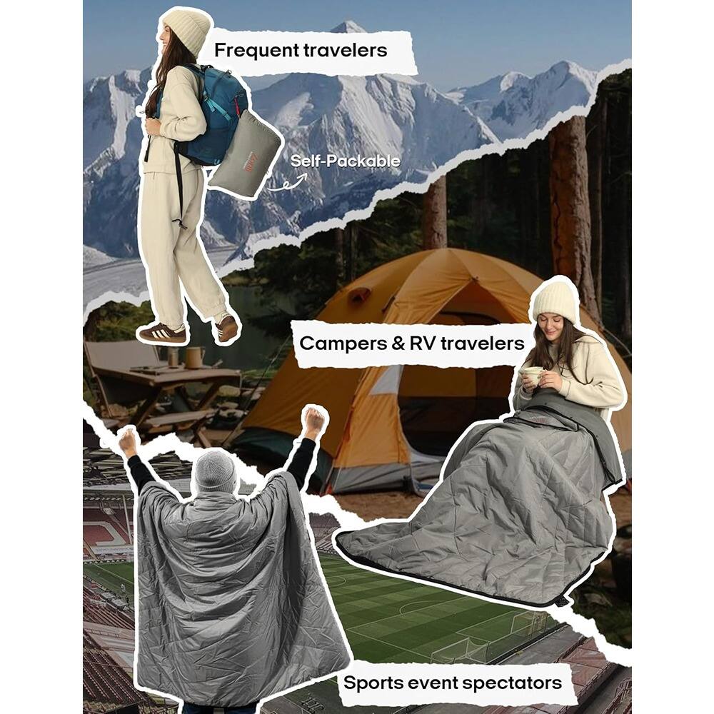 - Frequent travelers
- Self-Packable
- Campers & RV travelers
- Sports event spectators