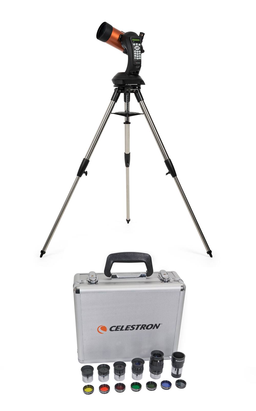 Front. Celestron - Celestron Nexstar 4SE Catadioptric Telescope & Eyepiece/Filter Accessory Kit.